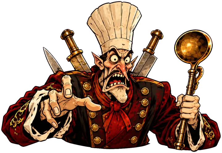 The Head Chef, a boss in Lazy Susan: Spin the Chef