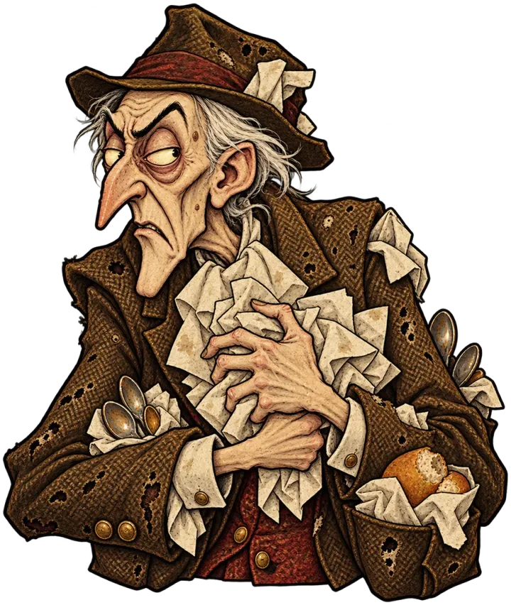 The Hoarder, a guest in Lazy Susan: Spin the Chef