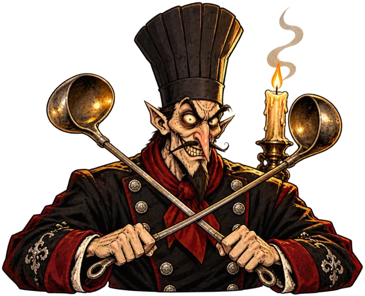 The Night Chef, a boss in Lazy Susan: Spin the Chef